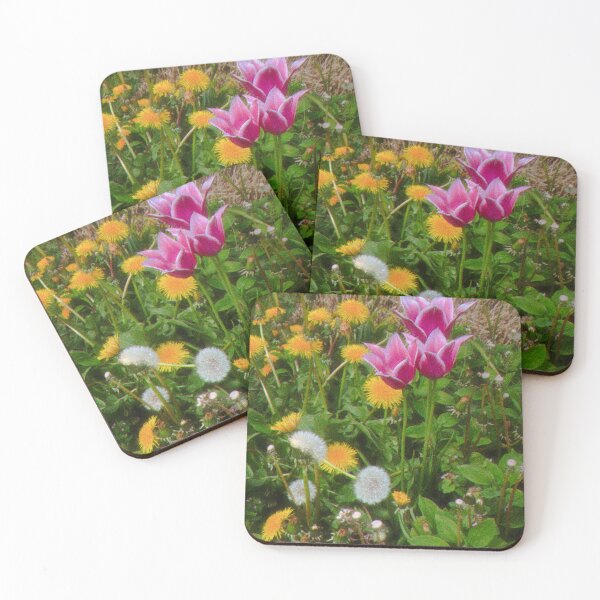 Item preview, retrowave flowers blooming during springtime in scotland (edinburgh, april 2026) designed and sold by photosbykel.