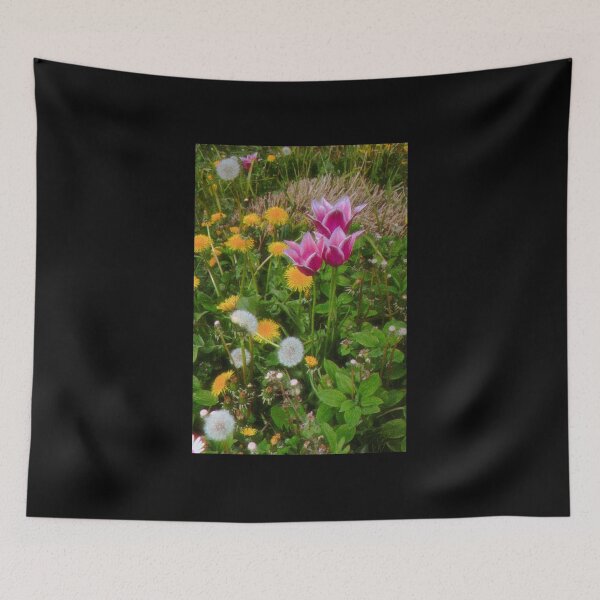 Item preview, retrowave flowers blooming during springtime in scotland (edinburgh, april 2026) designed and sold by photosbykel.