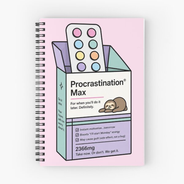 Item preview, Procrastination Max | For us who take it slower designed and sold by KiyomiArt.