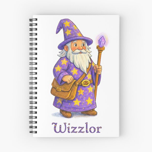 Item preview, Wizzlor the Whimsical Wizard! designed and sold by gorff.