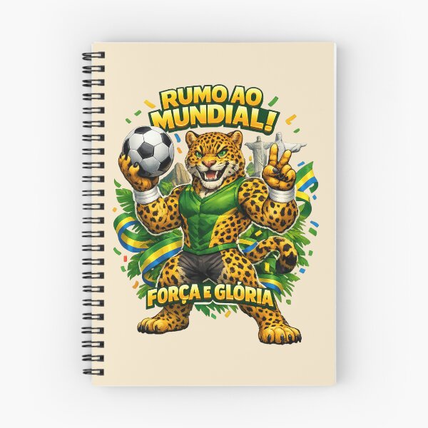 Item preview, Brazil World Cup 2026 Jaguar Fan Art designed and sold by Retro Arabica.