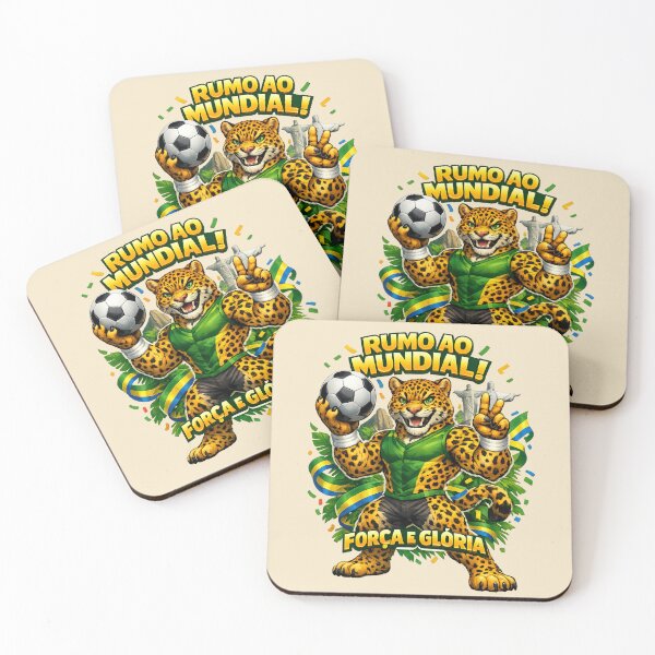 Item preview, Brazil World Cup 2026 Jaguar Fan Art designed and sold by Retro Arabica.
