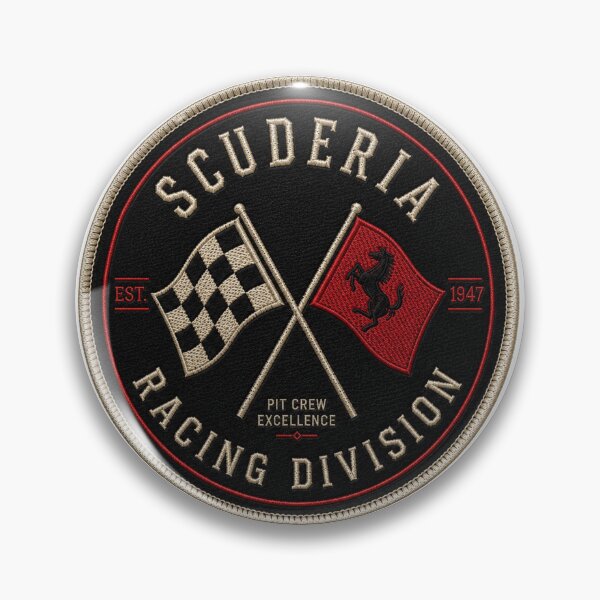 Item preview, SCUDERIA RACING DIVISION PATCH designed and sold by Capy's Creations | Pop culture & Nostalgia.