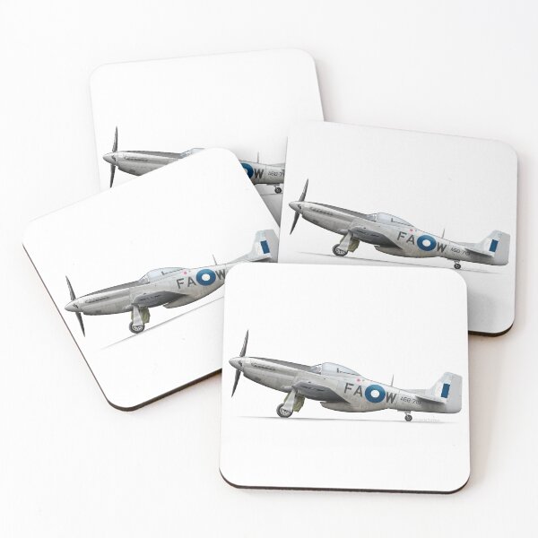Item preview, NORTH AMERICAN AVIATION P-51 MUSTANG A68-719 RAAF designed and sold by Grubby Fingers Aircraft Illustration.