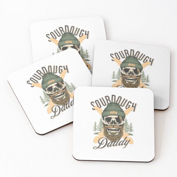 Item preview, Sourdough Daddy: Hipster Skull Baker designed and sold by HBDStudio.