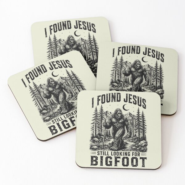 Item preview, I Found Jesus Still Looking For Bigfoot, Funny Christian designed and sold by SanipepaVase.