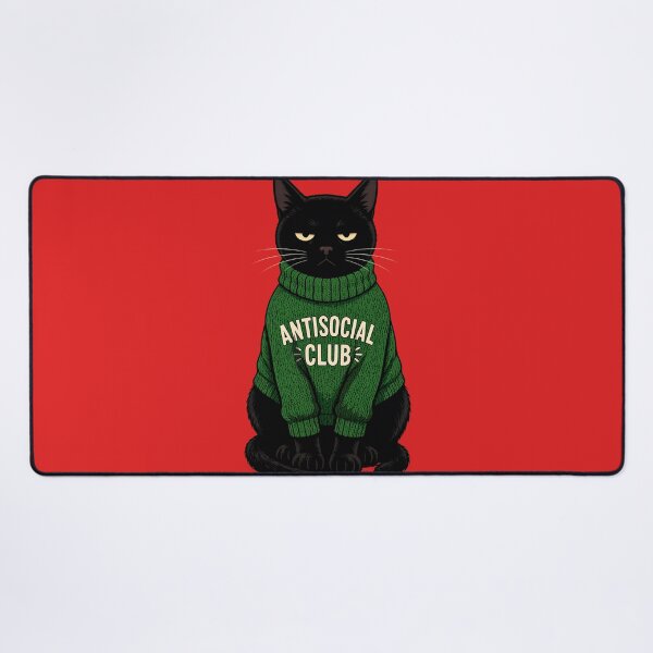 Item preview, Antisocial club for cats designed and sold by LgndryPhoenix.