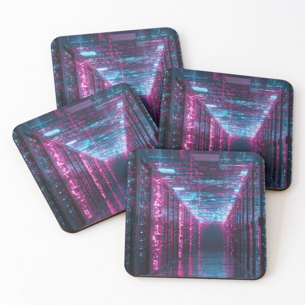 Item preview, Neon Server Room Cyberpunk Corridor designed and sold by Visual Foundry.