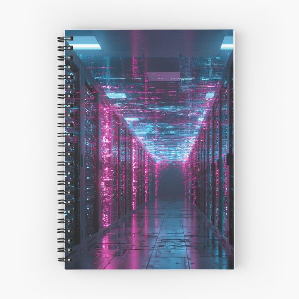 Item preview, Neon Server Room Cyberpunk Corridor designed and sold by Visual Foundry.