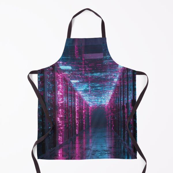 Item preview, Neon Server Room Cyberpunk Corridor designed and sold by Visual Foundry.
