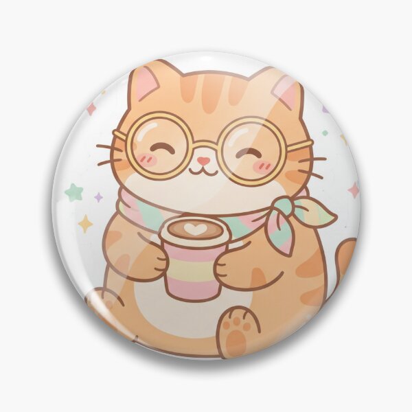 Item preview, Cute Coffee Cat Sticker designed and sold by redblink store.