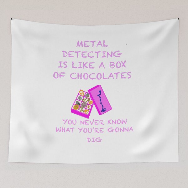 Item preview, Metal detecting in pink designed and sold by Rivvyarts.