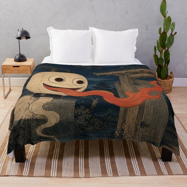 Item preview, Lantern Ghost Yokai - Vintage Traditional Japanese Ukiyo-e Woodblock Print Style designed and sold by bapupa.