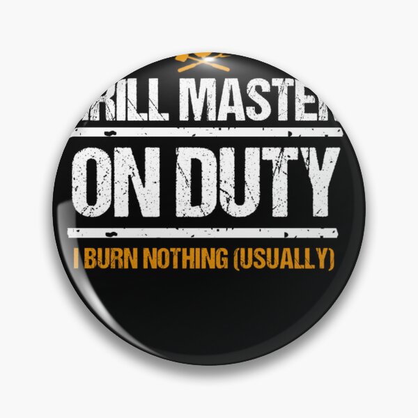 Item preview, Grill Master On Duty Funny BBQ Sarcastic Cookout designed and sold by Abibless1998.