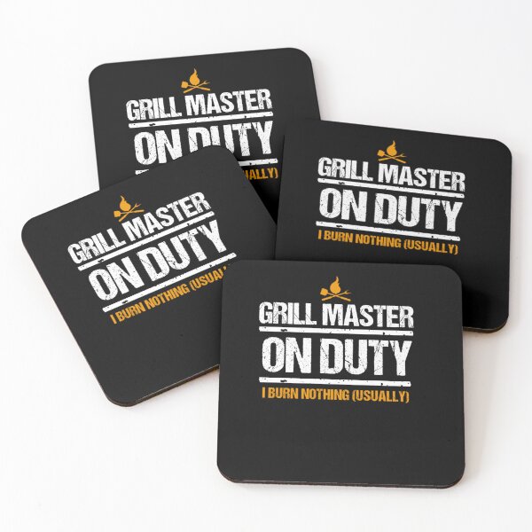 Item preview, Grill Master On Duty Funny BBQ Sarcastic Cookout designed and sold by Abibless1998.