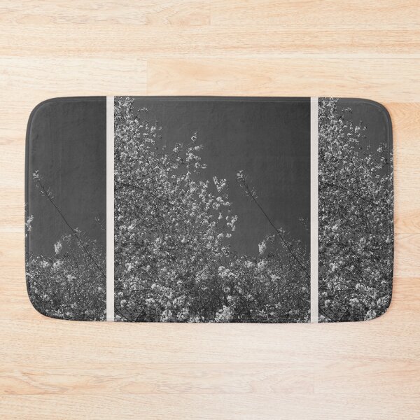 Item preview, dramatic black and white shot of springtime blossoms (glasgow, scotland) (april 2026) designed and sold by photosbykel.