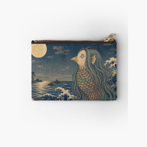Item preview, Seafolk Yokai - Vintage Traditional Japanese Ukiyo-e Woodblock Print Style designed and sold by bapupa.