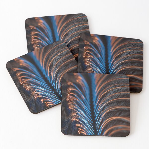 Item preview, Blue and Orange Feather Light Abstract designed and sold by Visual Foundry.