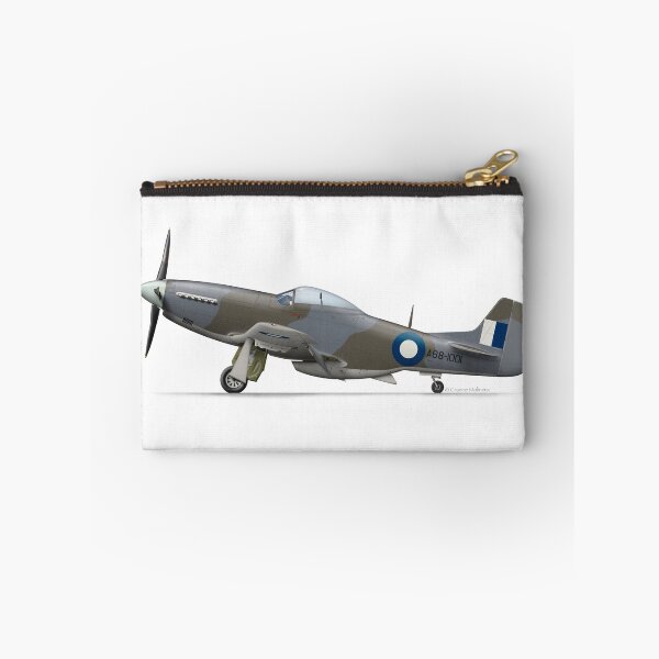 Item preview, NORTH AMERICAN AVIATION P-51 MUSTANG A68-1001 RAA designed and sold by Grubby Fingers Aircraft Illustration.
