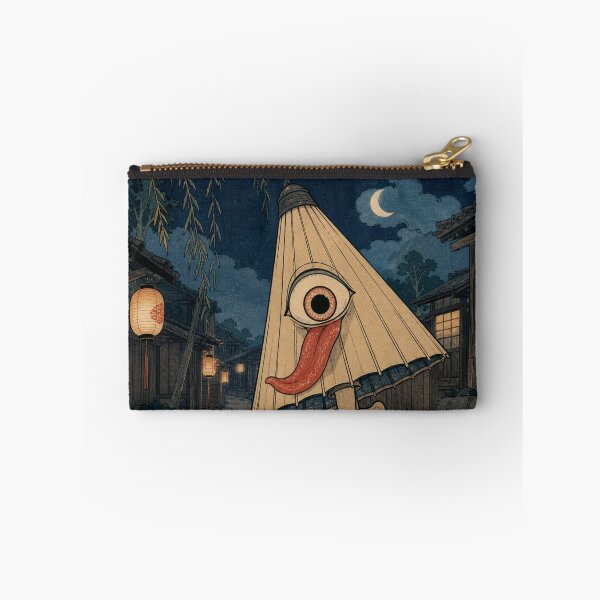 Item preview, Umbrella Yokai - Vintage Traditional Japanese Ukiyo-e Woodblock Print Style designed and sold by bapupa.