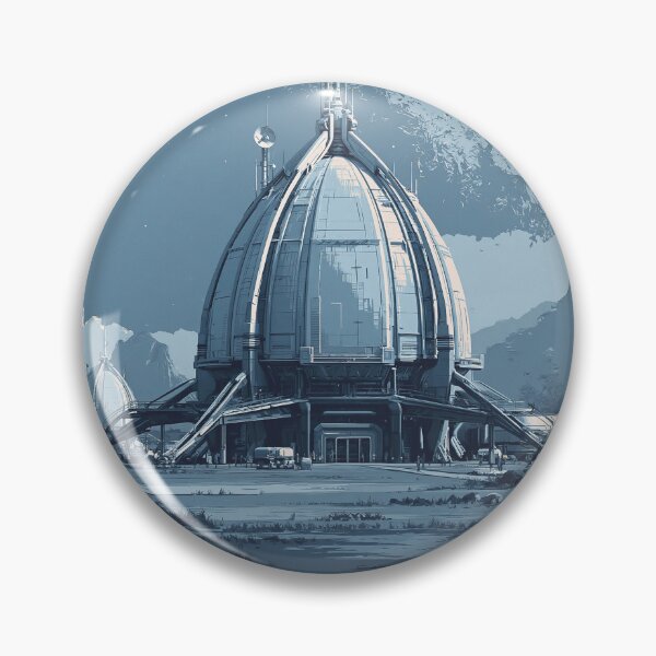 Item preview, The Moon Colony Retro Sci-Fi Poster designed and sold by Visual Foundry.