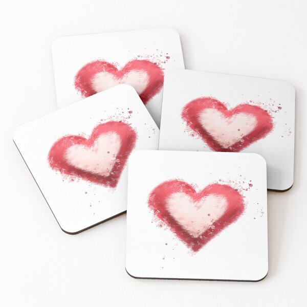Item preview, Cozy Vintage Red Heart designed and sold by WhiteBreeze.