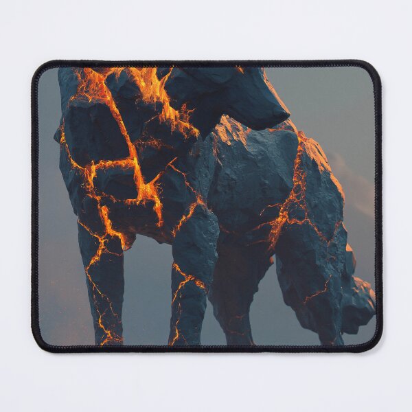 Item preview, Lava Wolf Volcanic Fire Creature designed and sold by Visual Foundry.