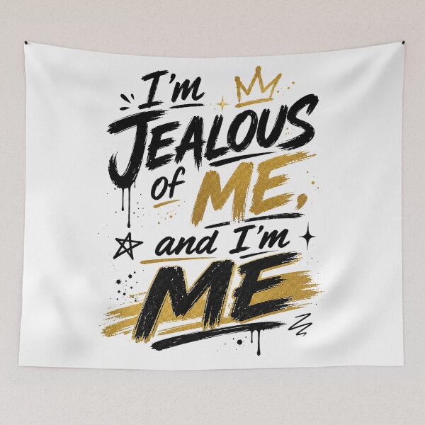 Item preview, I’m Jealous of Me, and I’m Me designed and sold by ChickenFund.