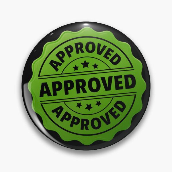 Item preview, Approved Stamp designed and sold by StudioRedKoala.