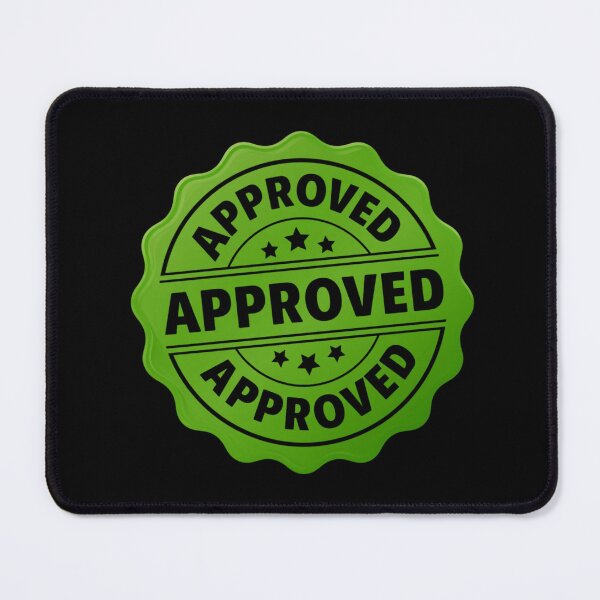 Item preview, Approved Stamp designed and sold by StudioRedKoala.