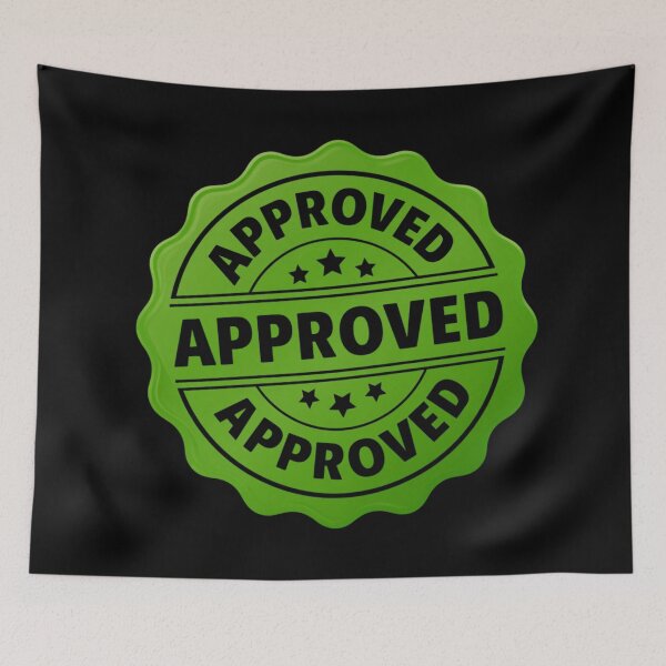 Item preview, Approved Stamp designed and sold by StudioRedKoala.