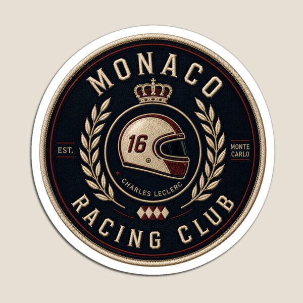 Item preview, MONACO RACING CLUB PATCH designed and sold by Capy's Creations | Pop culture & Nostalgia.