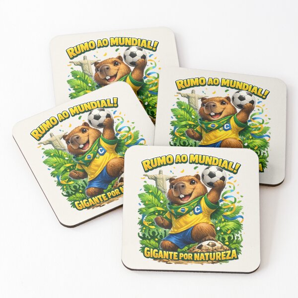 Item preview, Brazil World Cup 2026 Capybara Fan Shirt designed and sold by Retro Arabica.