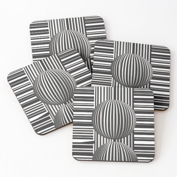 Item preview, Striped Sphere Optical Illusion  designed and sold by houta.
