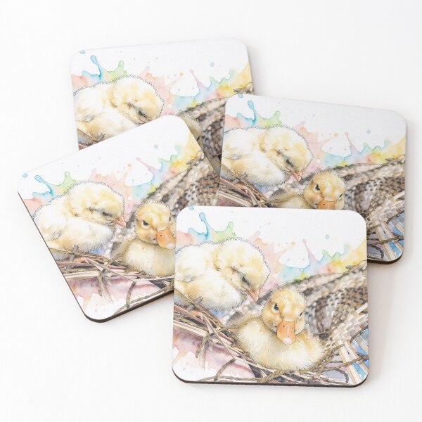 Item preview, Ducklings in Watercolor designed and sold by tomorrowsart.
