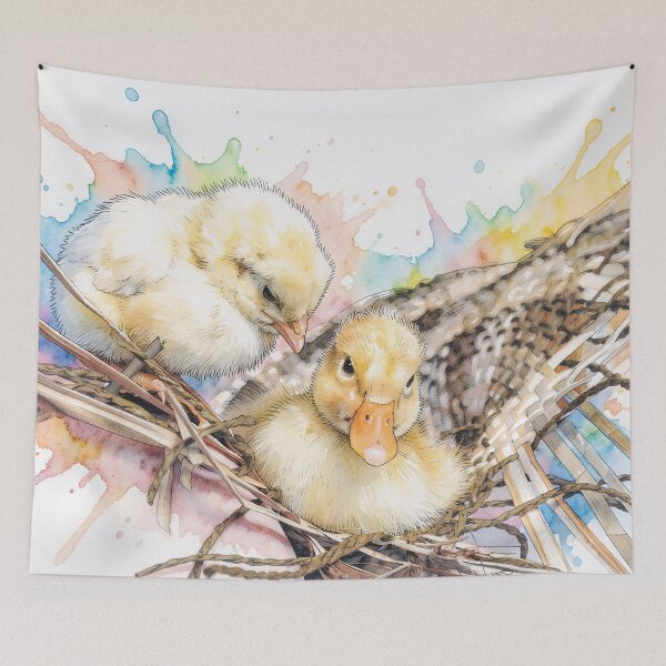 Item preview, Ducklings in Watercolor designed and sold by tomorrowsart.