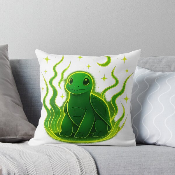 Item preview, Cute Kawaii Turtle Sticker – Soft Glowing Green Turtle, Calm Grounding Aesthetic Art designed and sold by Authentic Kaleidoscope.