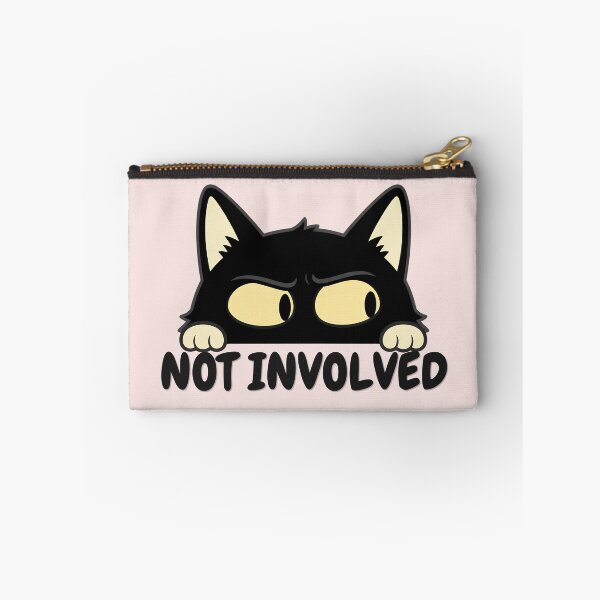 Item preview, Not Involved Peeking Cat Design designed and sold by AdicretorDesign.