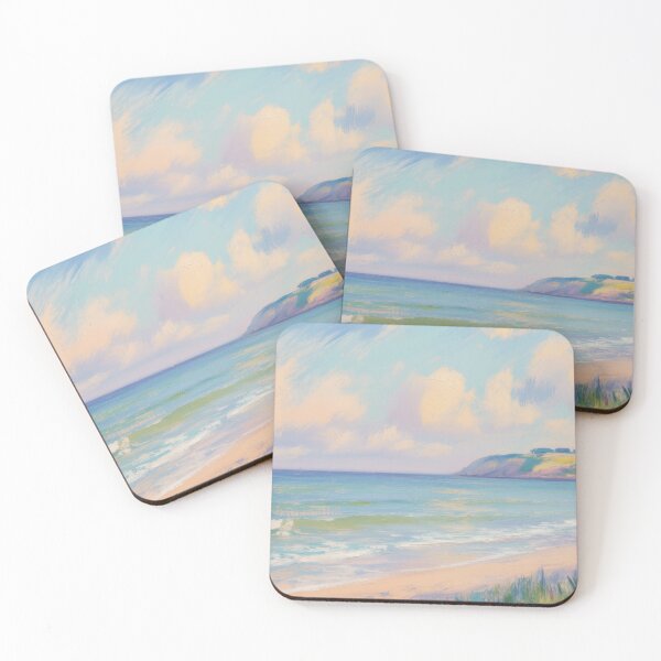 Item preview, Impressionist Coastal Scene - Soft Luxury Monet Style Seascape designed and sold by Tamas Das.