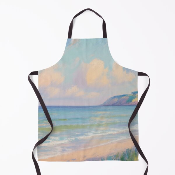Item preview, Impressionist Coastal Scene - Soft Luxury Monet Style Seascape designed and sold by Tamas Das.