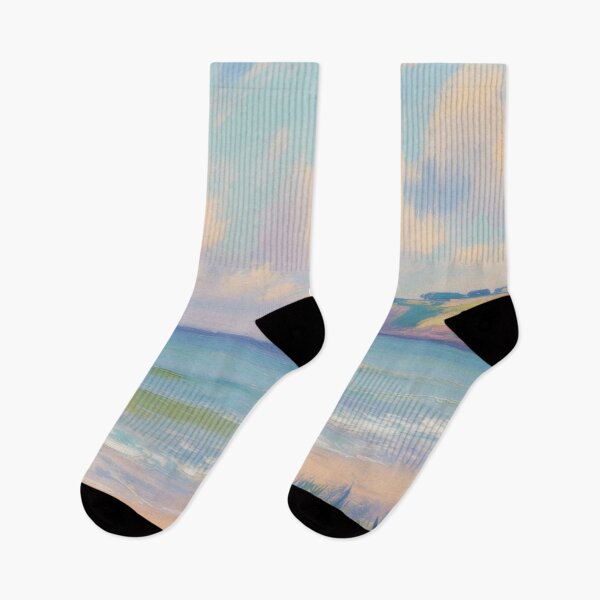 Item preview, Impressionist Coastal Scene - Soft Luxury Monet Style Seascape designed and sold by Tamas Das.