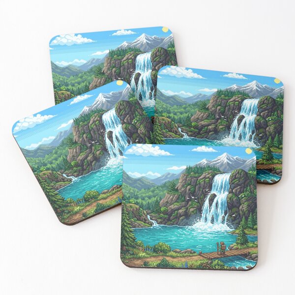 Item preview, Pixel Art Landscape designed and sold by The King's general goods.