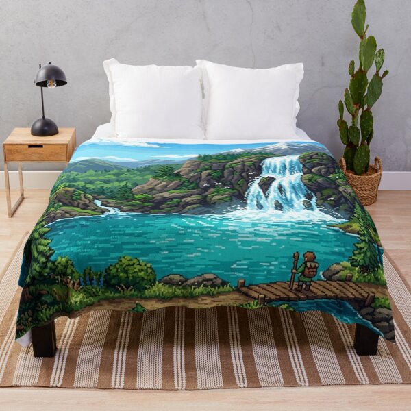 Item preview, Pixel Art Landscape designed and sold by The King's general goods.