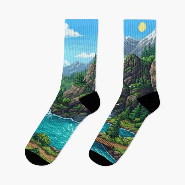 Item preview, Pixel Art Landscape designed and sold by The King's general goods.