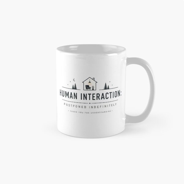 Item preview, Introvert Anxiety - Human Interaction designed and sold by Wanderdreaming.