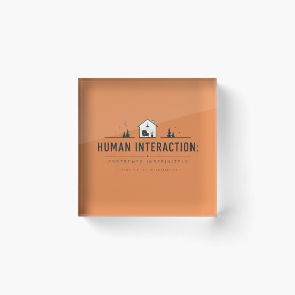 Item preview, Introvert Anxiety - Human Interaction designed and sold by Wanderdreaming.
