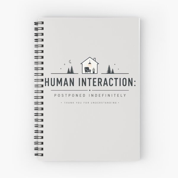 Item preview, Introvert Anxiety - Human Interaction designed and sold by Wanderdreaming.