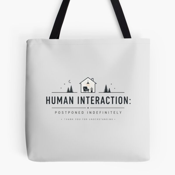Item preview, Introvert Anxiety - Human Interaction designed and sold by Wanderdreaming.