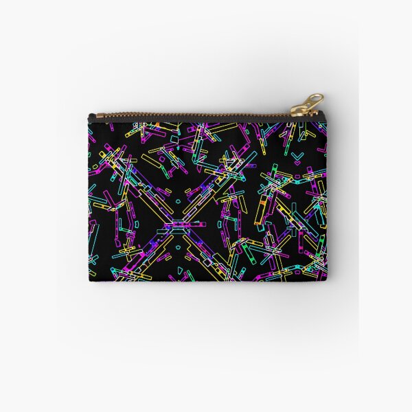 Item preview, Neon Geometry Explosion: Vibrant Abstract Splatter  designed and sold by DFLC Prints.