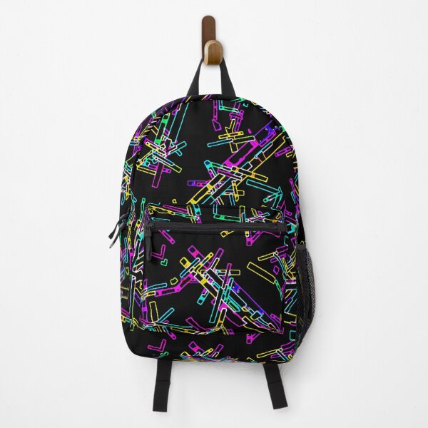 Item preview, Neon Geometry Explosion: Vibrant Abstract Splatter  designed and sold by DFLC Prints.